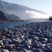 View from the Bridge on Katun River