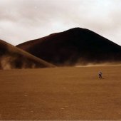 Ash field near Tolbachek Volcano